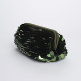 Clutch SANTORINI grande con paillettes BAG SANTORINI ARMY boheme couture 