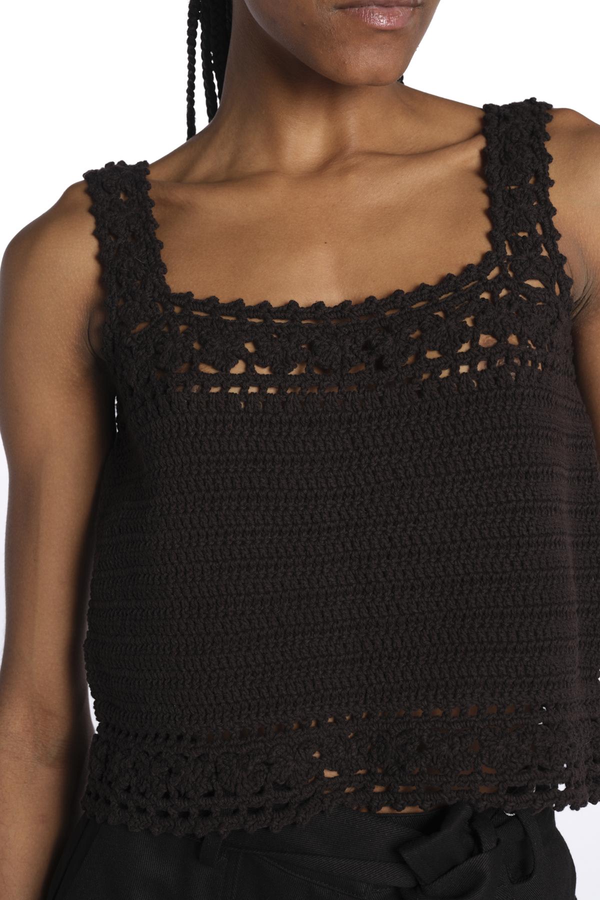 Top crochet 142103 BLACK lvir 