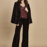 top con spalline sottili. WWCR01298 BURGUNDY 540 zadig & voltaire 