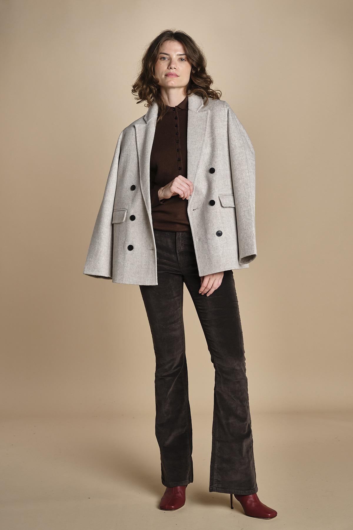 73% COTONE 25% TENCEL 2% ELASTAN MONICA XV01 133 CAFFE ps don't forget me 