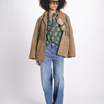 camicia m/l stampa paisley 351137 AYLA GREEN 26009 farm rio 