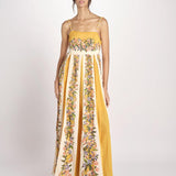 abito lungo a fiori HILO STRIPES DRESS 351309 HILO STRIPES SAND farm rio 