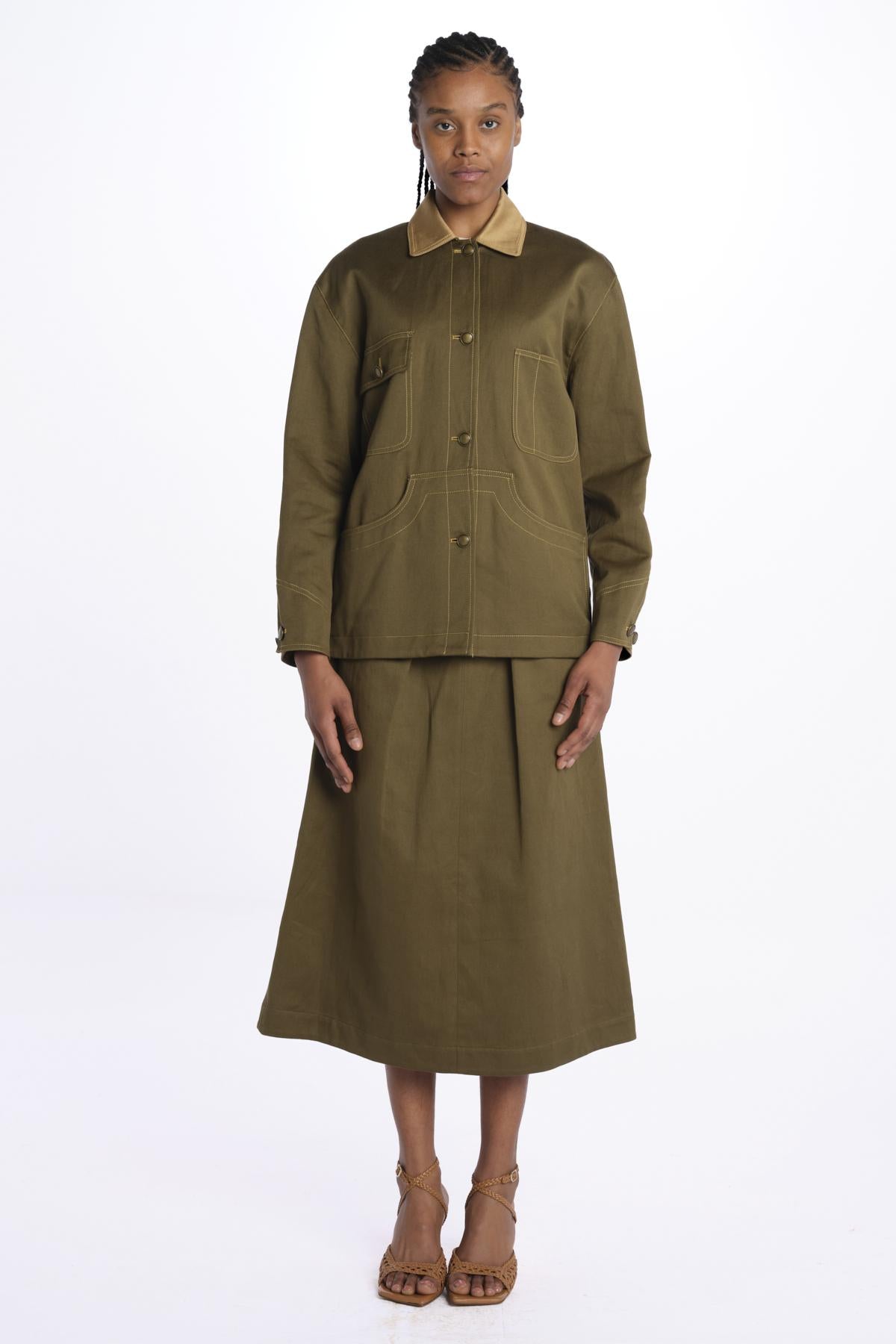 Sahariana MELCHIOR 14V525CO186 KHAKI ines de la fressange 
