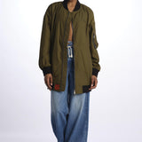 Bomber lungo unnsex MA204 KHAKI bombers original 
