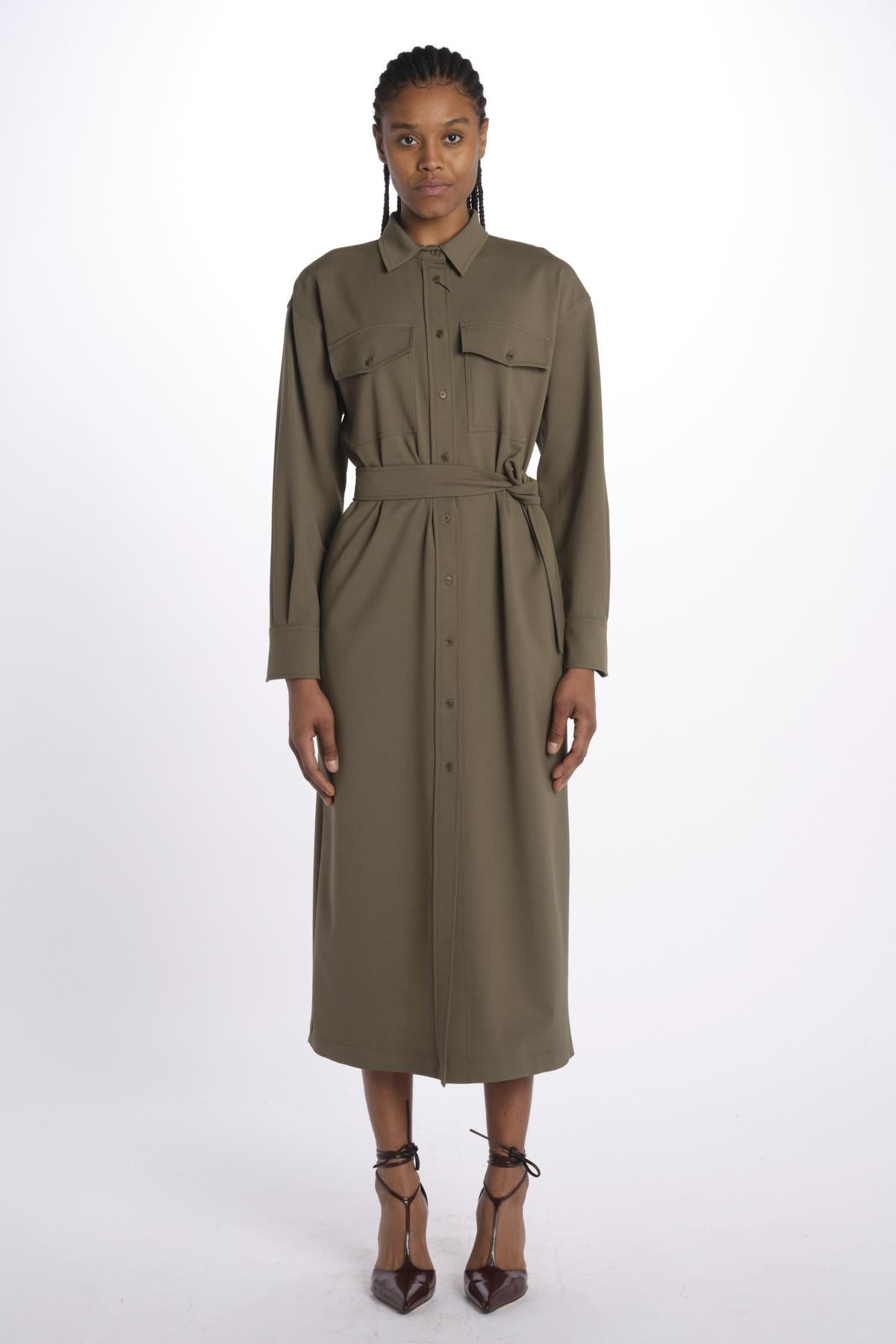 Abito CLOWN 2515221071600 008VERDEKAKI weekend maxmara 
