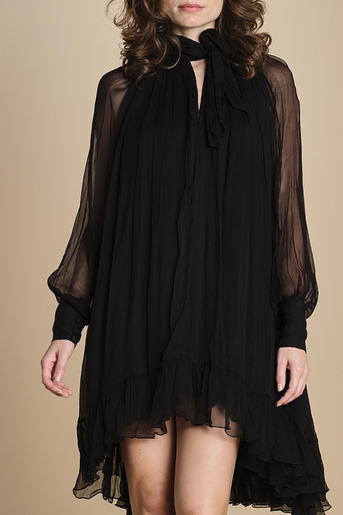 DOLLY MINIABITO IN VOILLE DOLLY BLACK mes demoiselles 