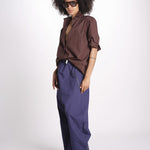 pantalone zip over in nylon PACK EBONY sofie d'hoore 