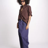 pantalone zip over in nylon PACK EBONY sofie d'hoore 