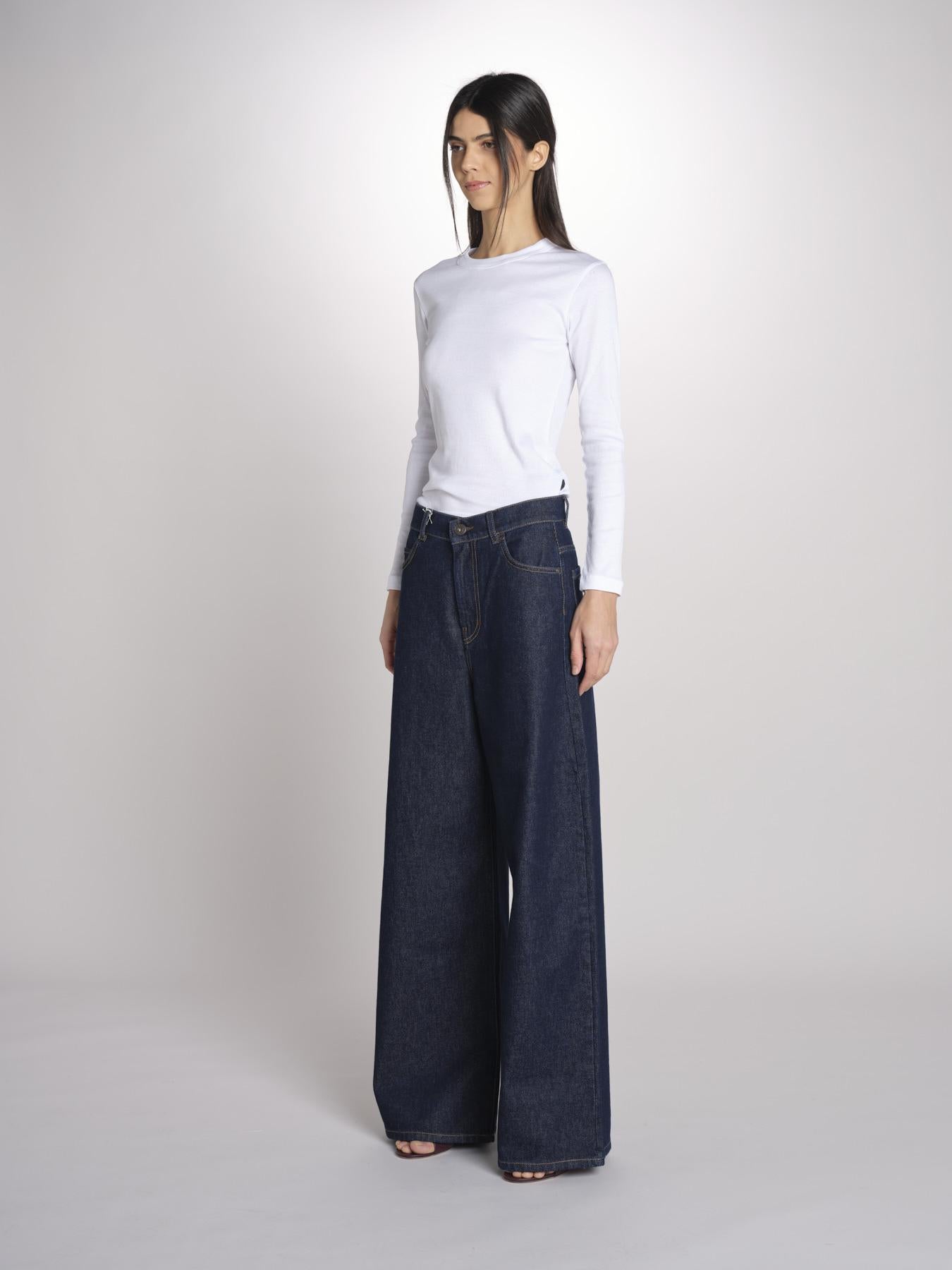 jeans 5 tasche dalla silhouette ampia TABELLA 2615181031600 001 BLU weekend maxmara 