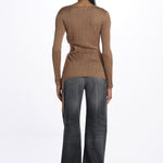 Top maglia con buco DRAC BRONZE ba&sh 
