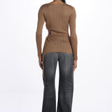 Top maglia con buco DRAC BRONZE ba&sh 