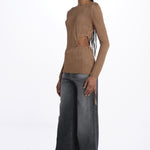 Top maglia con buco DRAC BRONZE ba&sh 