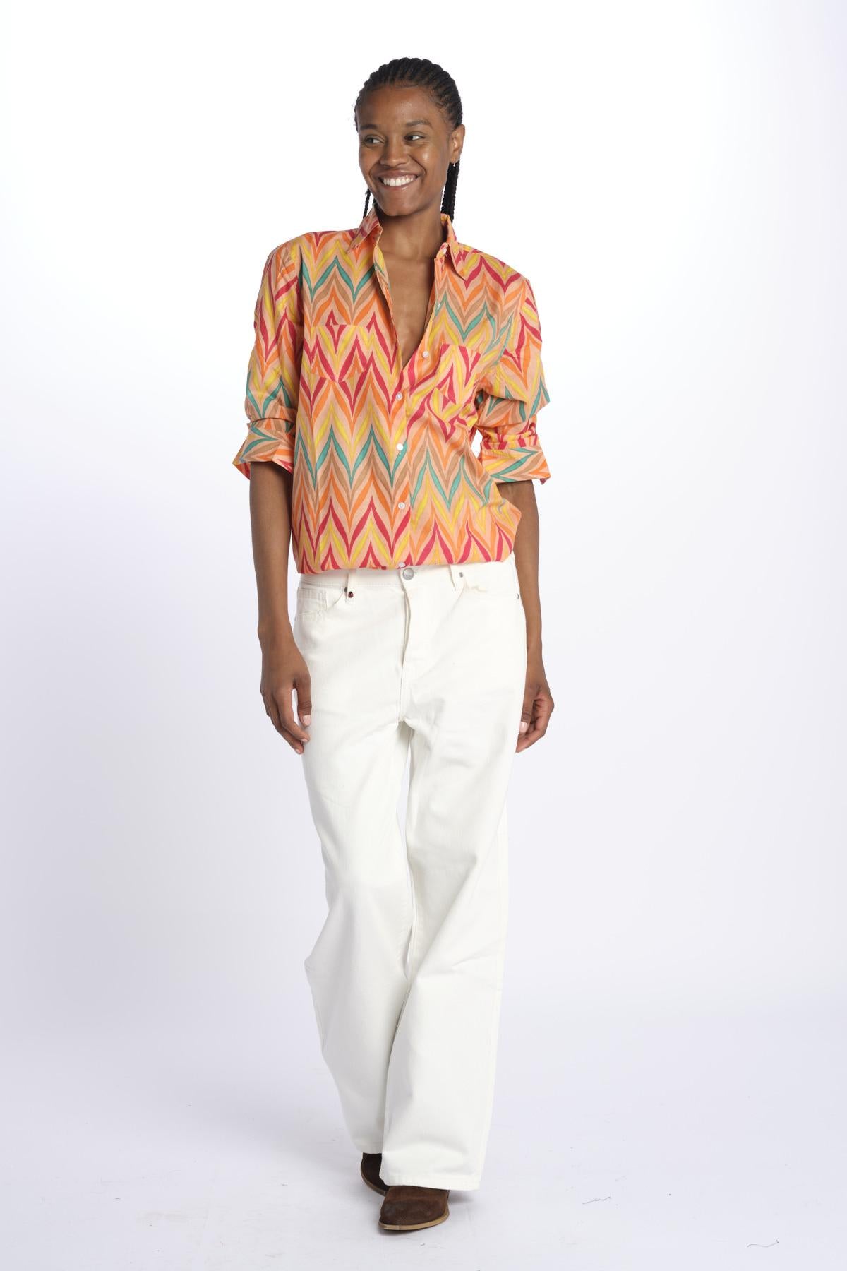 Camicia ZAGG KS1002 5ZZ12 terre rouge 