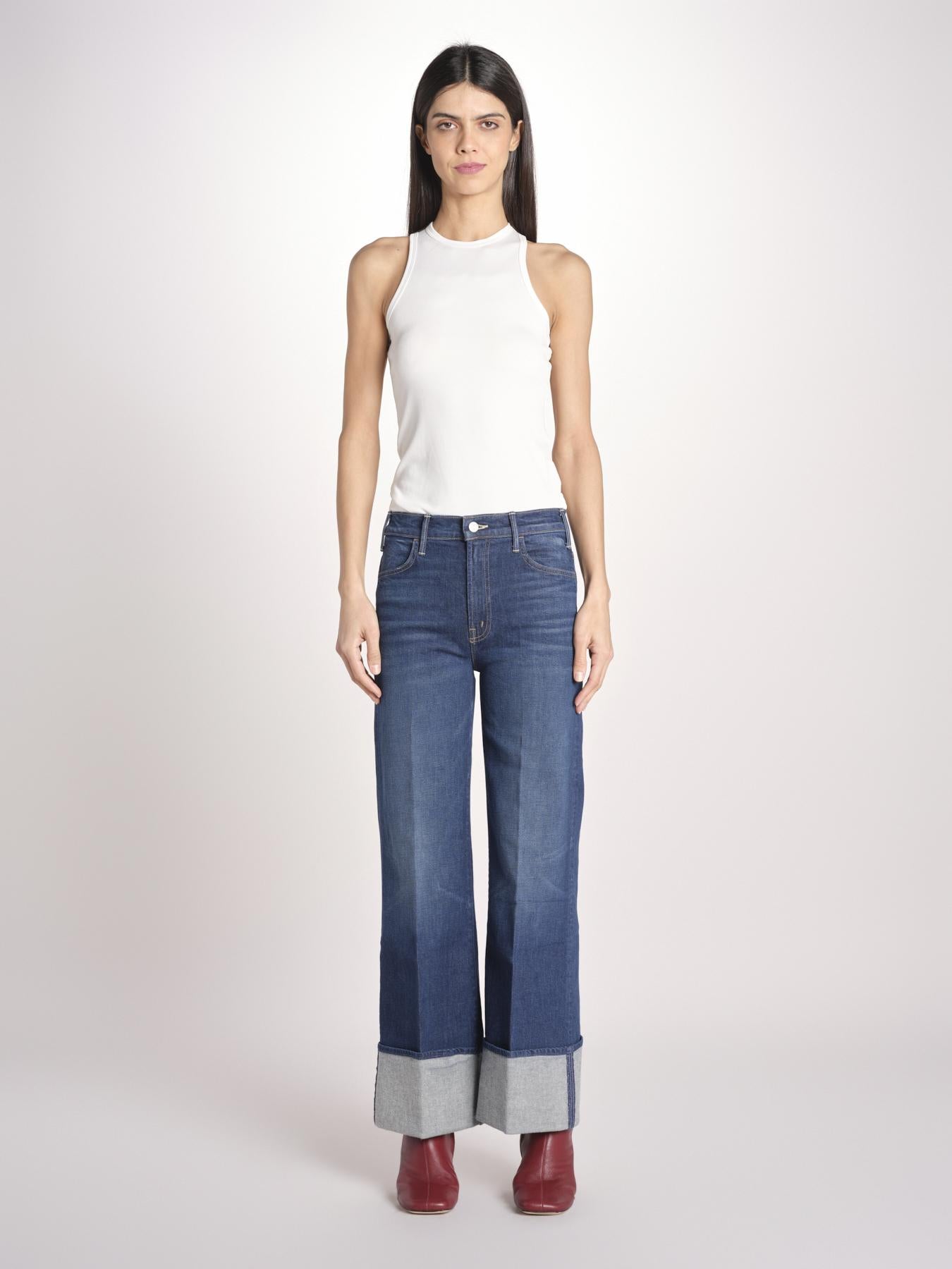 denim con risvolto P1237-259 KRF KICKS AND RIFFS mother 