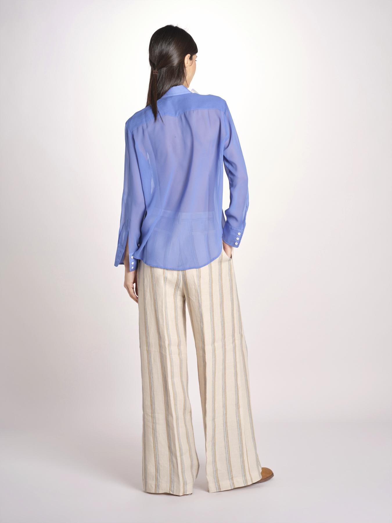 camicia uomo in seta P29D0SELMA SERENITY massimo alba 