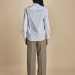 Camicia GEMMA rouches righe P28D0GEMMA-T4706 R658 massimo alba 