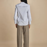 Camicia GEMMA rouches righe P28D0GEMMA-T4706 R658 massimo alba 