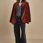 body scollo a v in merinos ANDERSON KNIT BODY GREY herskind 