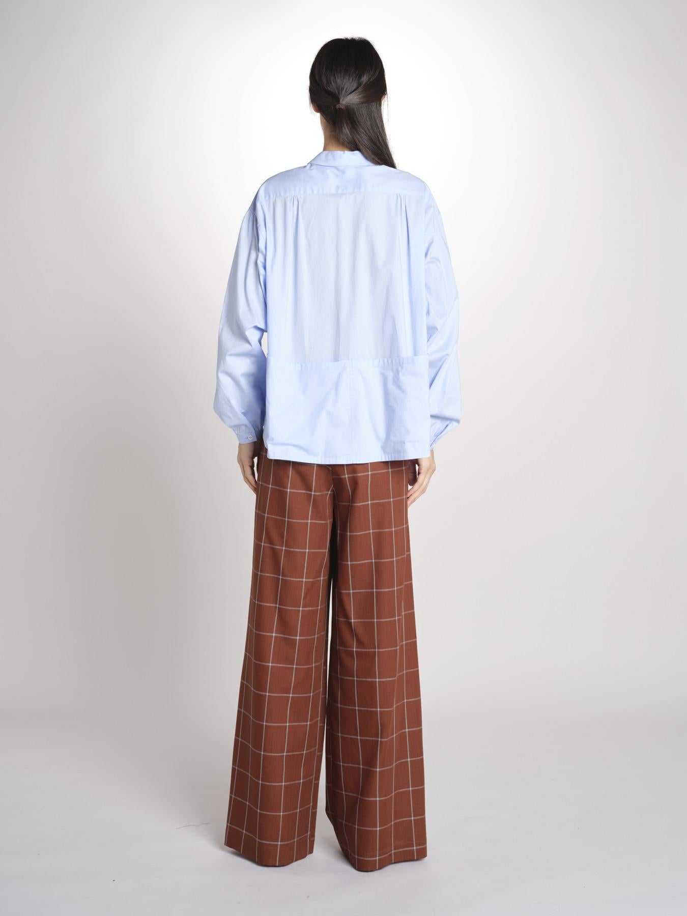 camicia con tasche LIVI MJD162_ATEX97 SKY BLUE jejia 