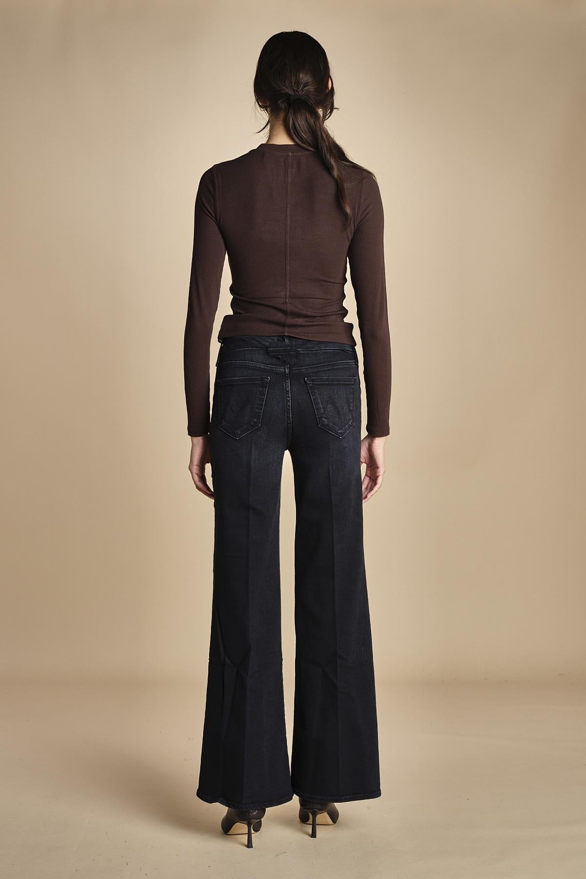 denim lungo zampa 10THE ROLLER SNEAK 415 965 mother 