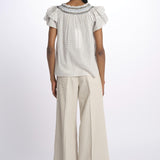 CATHY camicia check con collo arricciato CATHY C1316 bellerose 