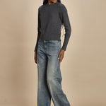d2501005 girocollo slim by milaura. d2501005 871 GRIGIO milaura 