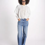 camicia m/l con ajours 347737 OFF-WHITE L0025 farm rio 