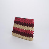 PERLA pochette a righe PERLA FUXIA camalya 