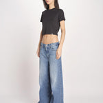 t-shirt costine PARGA 026TS614RM NERO woc 