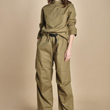 pantalone cargo CARO SNM MILITARY GREEN studio nicholson 