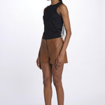 Shorts HOLLY pelle 5469175 COGNAC herskind 