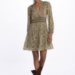Mini abito punto croce CAMELIA ECRU ba&sh 