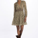 Mini abito punto croce CAMELIA ECRU ba&sh 