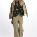 Camicia FLOWERS ARCH stampa fiori 337183 BLACK farm rio 