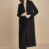 cappotto lungo smoking JIL ANN  IO1100X9049 BK999 ivy oak 