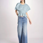 top con punto smoke VIOLET 109 BLUE sea ny 
