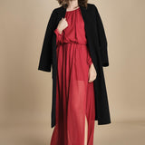 abito lungo in chiffon ATENE RED crida 