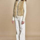 VOBBY gilet in ecopelliccia BEVR554 NATURAL hartford 