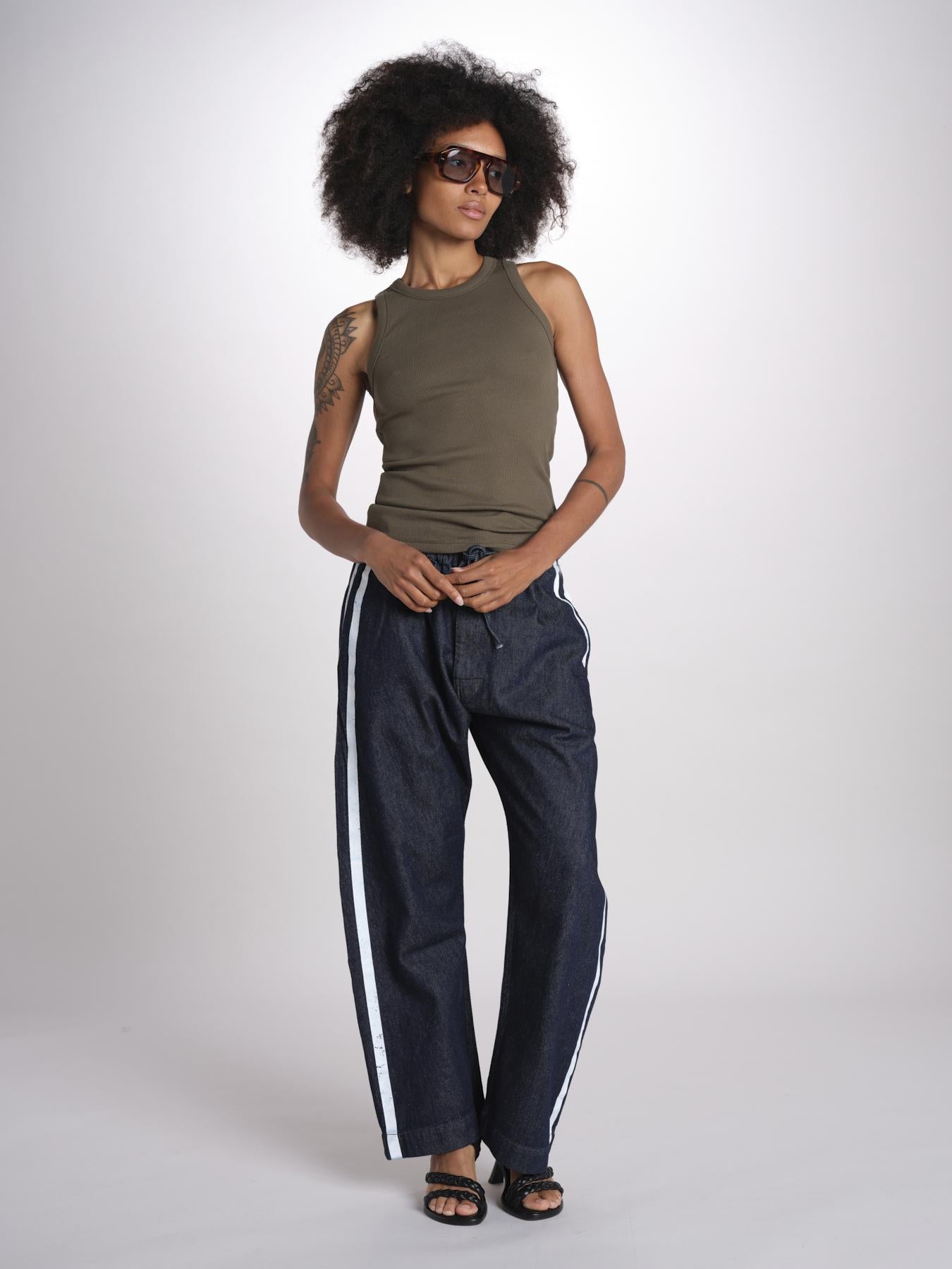 canottiera a costine JF009683 PALM LEAF 2308 joseph 