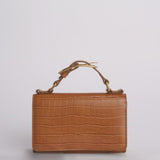Clutch AUDREY MINI CLUTCH pelle B575CFC CAMEL studio AMELIA 