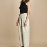pantalone in cotone double FELLINI SNW SNW634 BIANCO studio nicholson 