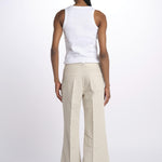 Panta CARLA 4 tasche cropped misto lino CARLA TMLS06 182 ps don't forget me 