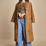 camicia stampa etno lurex PIXIE OCRE ba&sh 