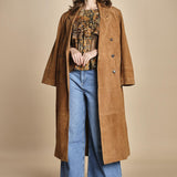 camicia stampa etno lurex PIXIE OCRE ba&sh 