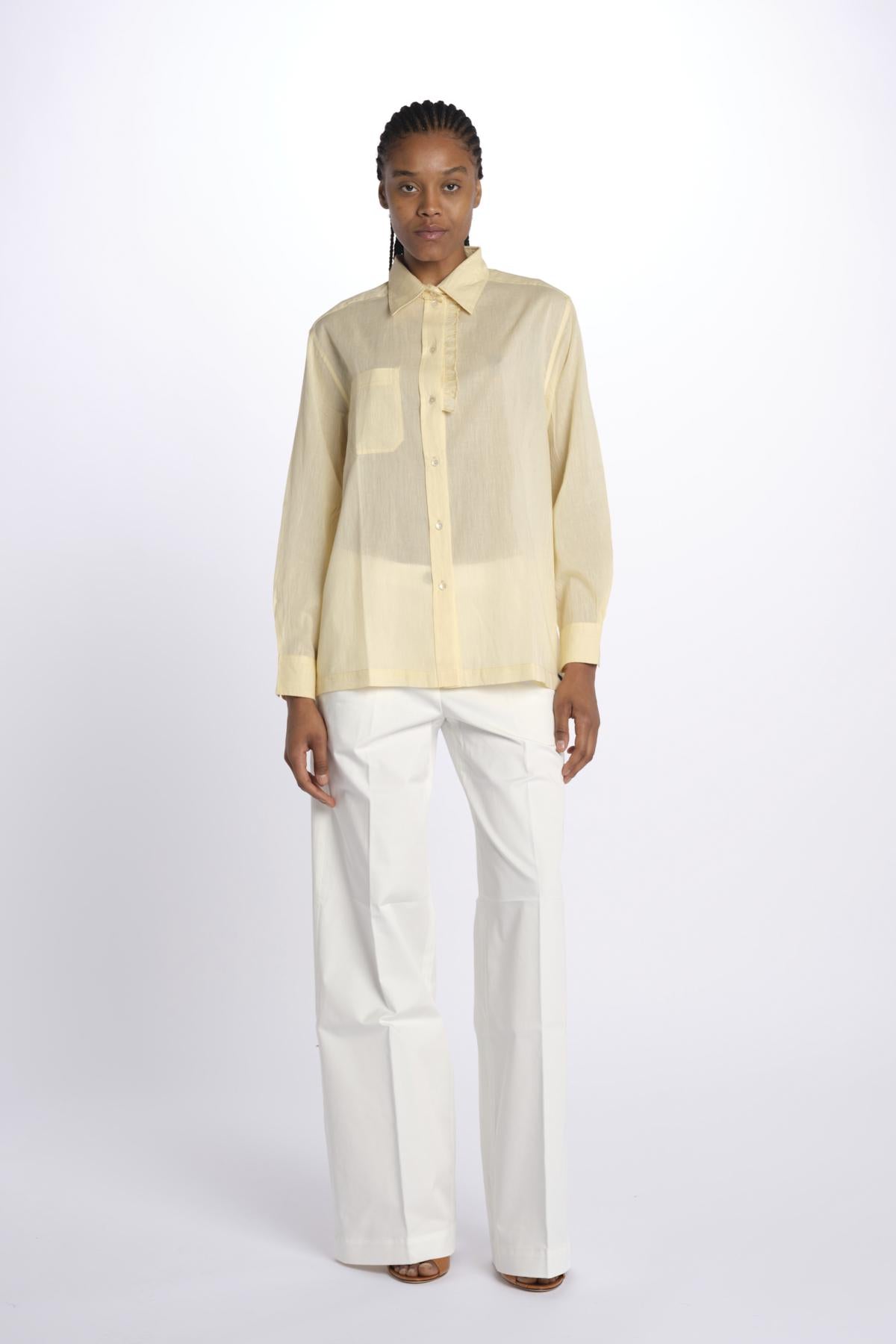 Camicia ANGELO con rouches ANGELO1TEE CREAM antik batik 