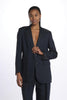 VALE double breasted pinstripe jacket
