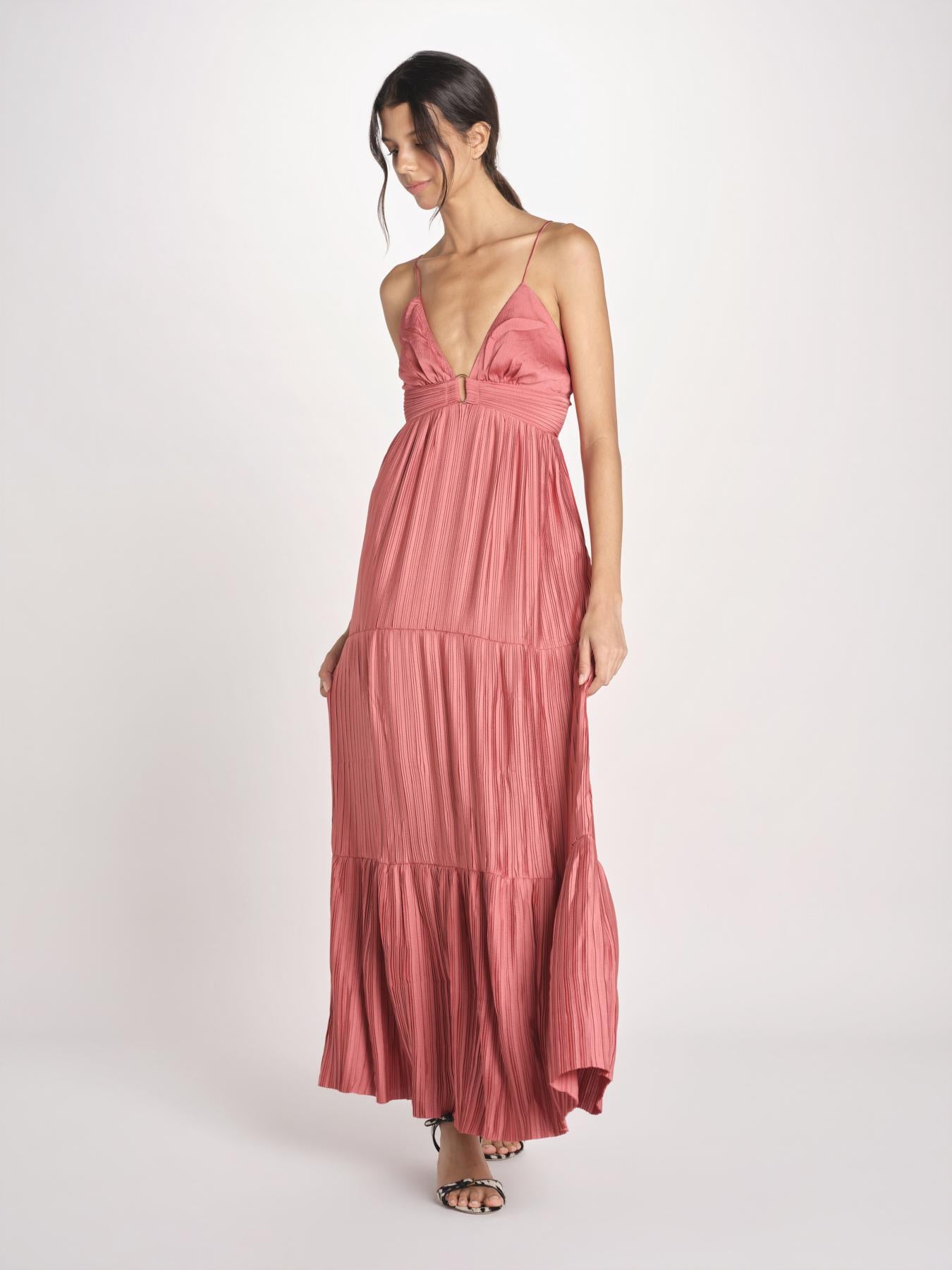 abito lungo con anello WASTA BLUSH ba&sh 
