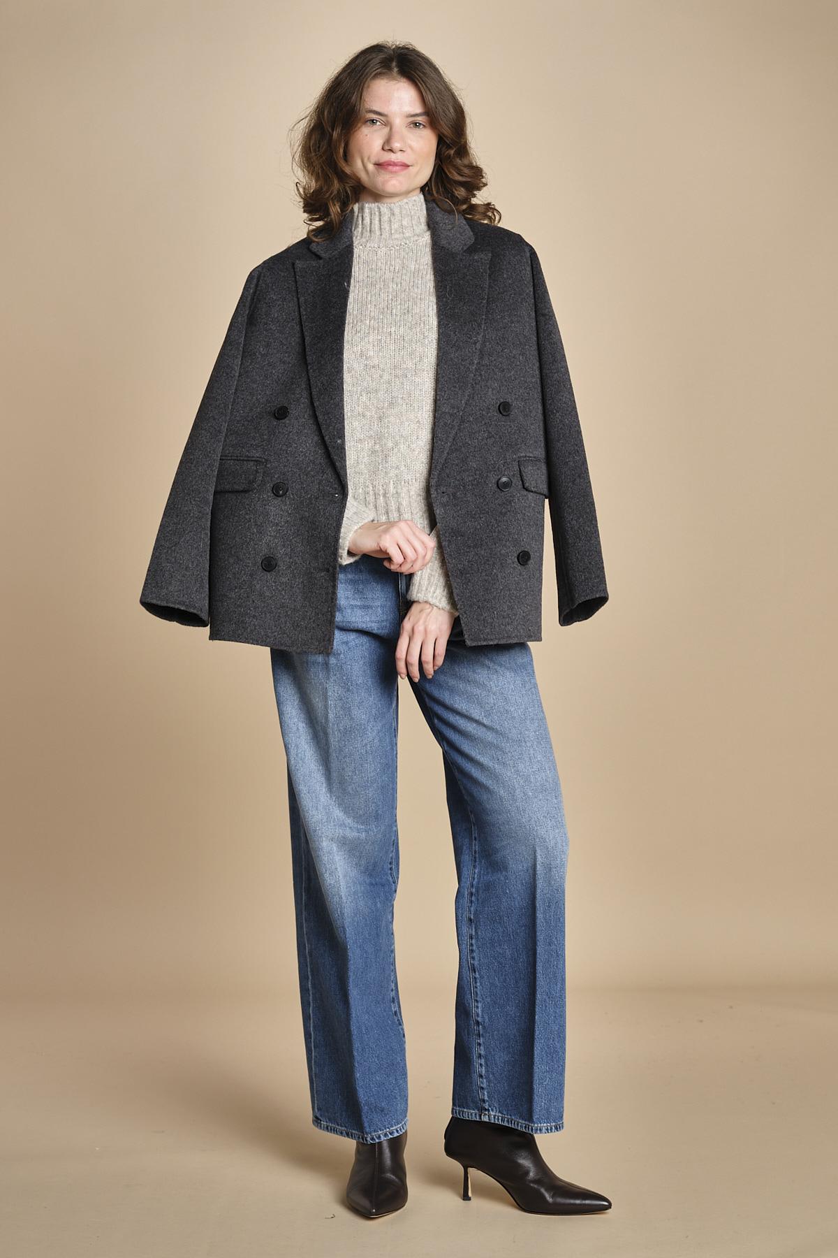MYAC maglia collo alto in shetland BEMT512 NATURAL hartford 