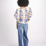 camicia voille m/c stampa a fiori 344127 RENATA SAND 26089 farm rio 