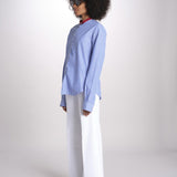 camicia a righe con collo guru MICA5630 BT milaura 